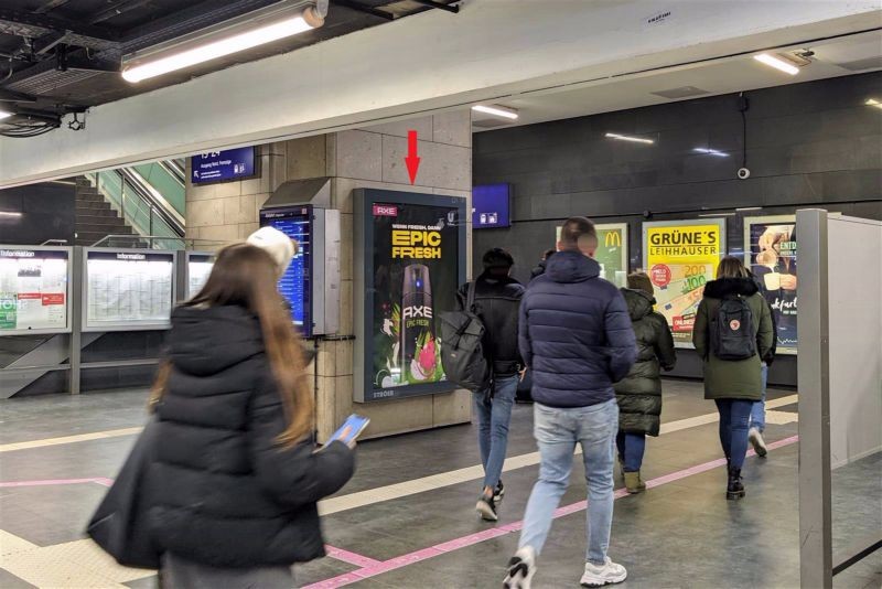 Hbf, B2-Ebene, Aufg. Gleis 1-18, Pfeiler Südseite