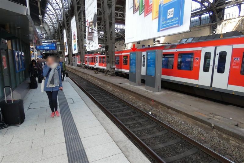 Hbf, zw.Gl. 4/5, 5. Anlage von d. Einfahrts.